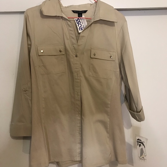 Zac & Rachel  3/4 the sleeves shirt - Picture 1 of 2